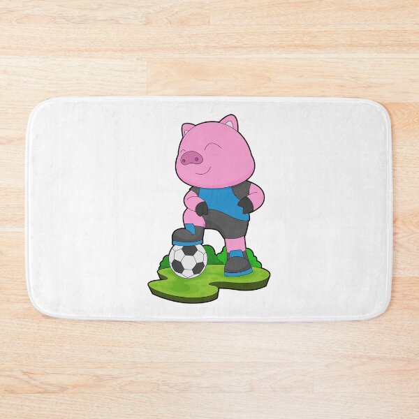 Item preview, Pig Soccer player Soccer designed and sold by Snabdesign84.