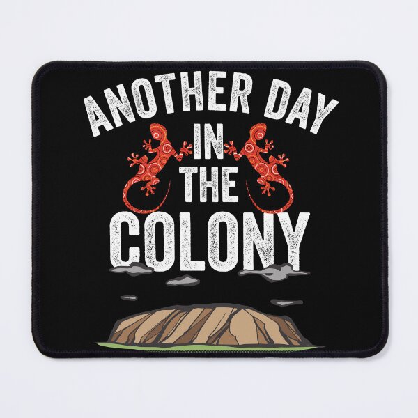 Item preview, Another Day In The Colony - Australian aboriginal indigenous men women kids designed and sold by Taylor ART.