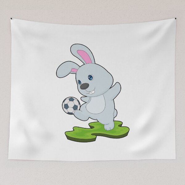 Item preview, Rabbit Soccer player Soccer designed and sold by Snabdesign84.
