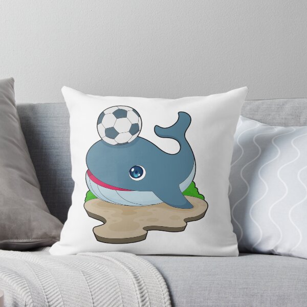 Item preview, Whale Soccer player Soccer designed and sold by Snabdesign84.