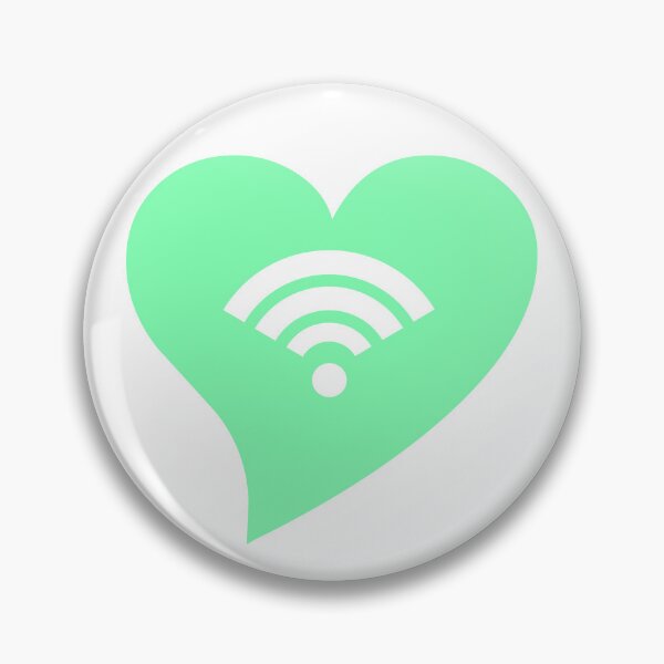 Item preview, Mint WiFi Heart designed and sold by jdm1981.