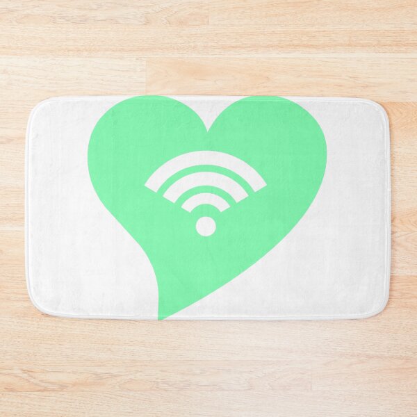 Item preview, Mint WiFi Heart designed and sold by jdm1981.