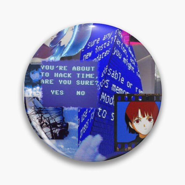 Item preview, WEBCORE Retro Lain Anime Collage Design designed and sold by MKCreationss.