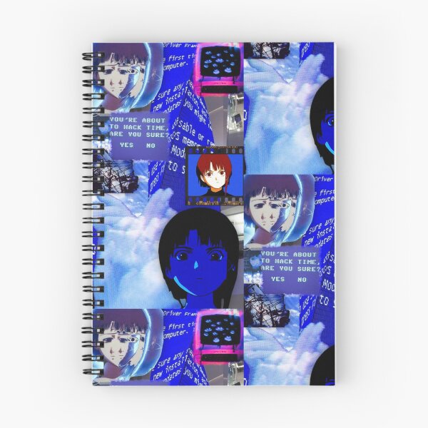 Item preview, WEBCORE Retro Lain Anime Collage Design designed and sold by MerikuroCreates.