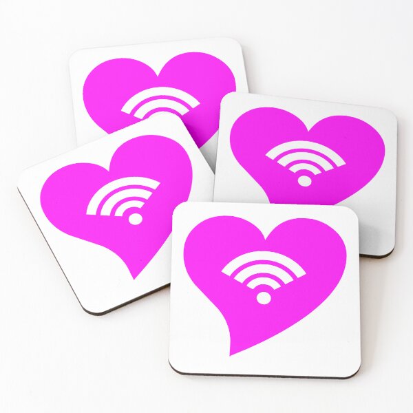 Item preview, Pink WiFi Heart designed and sold by jdm1981.