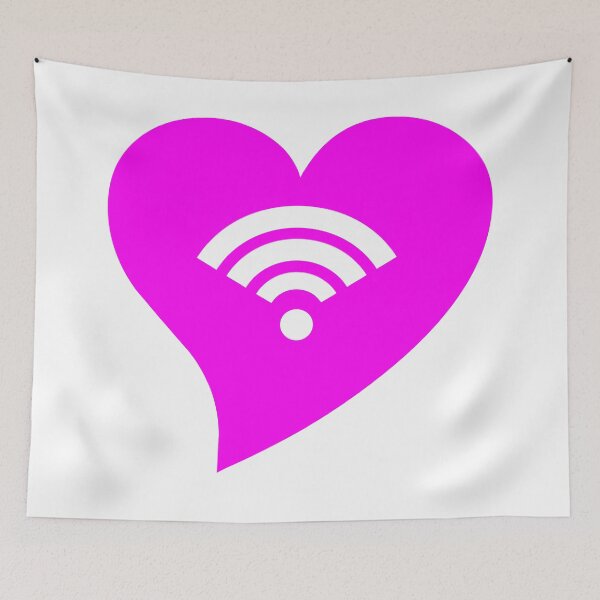Item preview, Pink WiFi Heart designed and sold by jdm1981.