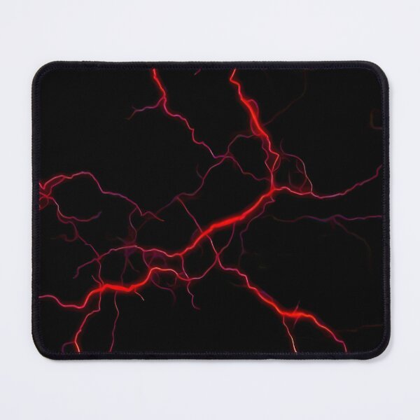 Item preview, Electrifying Red Lightning on Black designed and sold by MOBI-CASE.