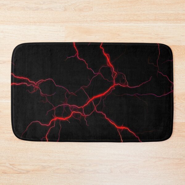 Item preview, Electrifying Red Lightning on Black designed and sold by MOBI-CASE.