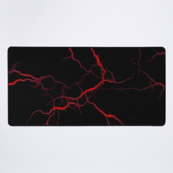 Item preview, Electrifying Red Lightning on Black designed and sold by MOBI-CASE.