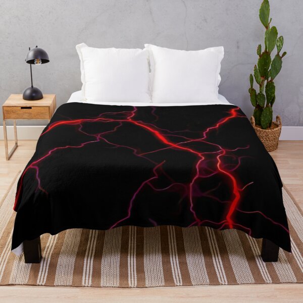 Item preview, Electrifying Red Lightning on Black designed and sold by MOBI-CASE.