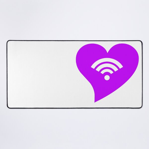 Item preview, Purple WiFi Heart designed and sold by jdm1981.