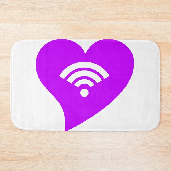 Item preview, Purple WiFi Heart designed and sold by jdm1981.