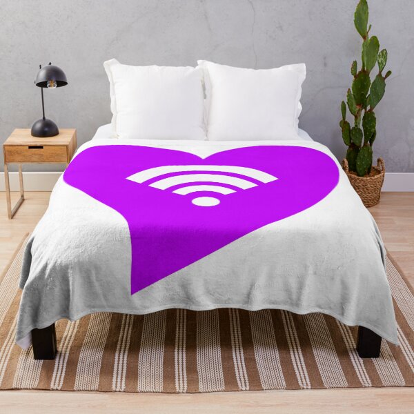 Item preview, Purple WiFi Heart designed and sold by jdm1981.