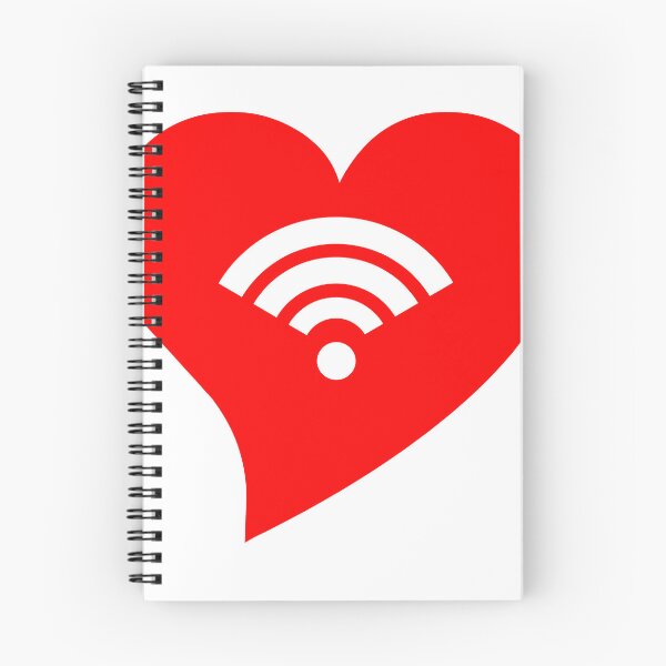 Item preview, Red WiFi Heart designed and sold by jdm1981.