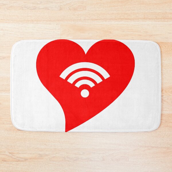 Item preview, Red WiFi Heart designed and sold by jdm1981.