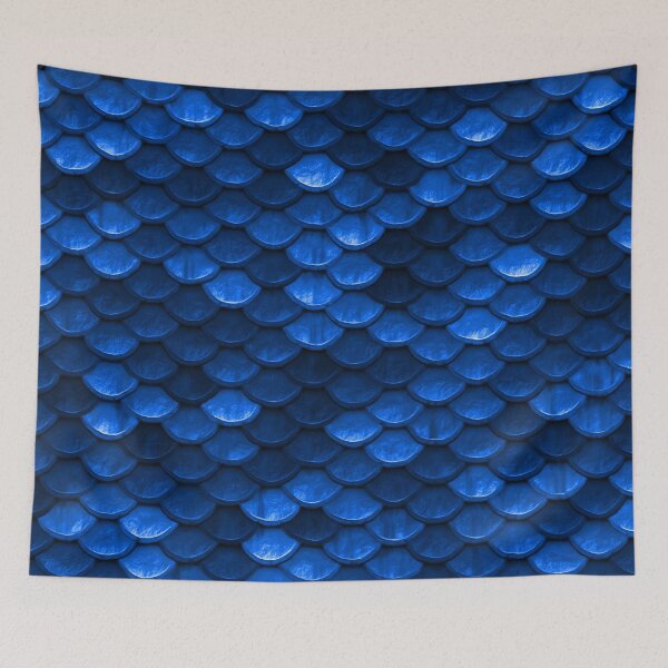 Item preview, Blue Scales Pattern designed and sold by Tej2point0.