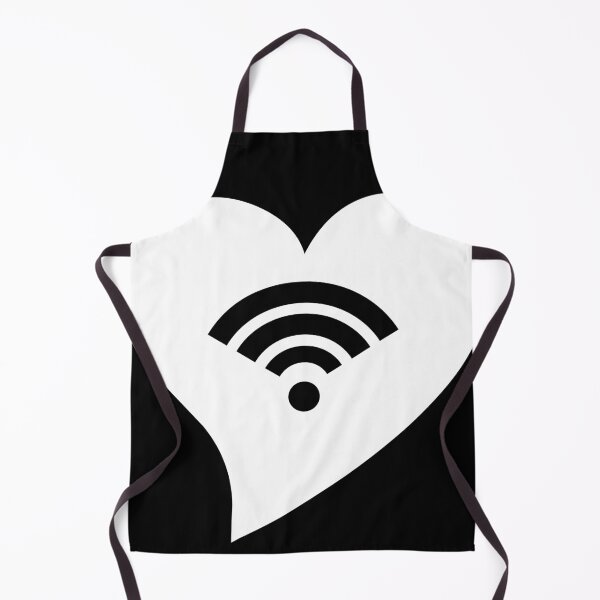 Item preview, White WiFi Heart designed and sold by jdm1981.