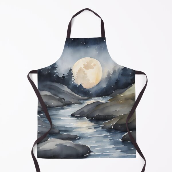 Item preview, Full Moon Chatting With a River designed and sold by CalmnessbyChoice.