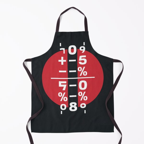Item preview, Mathematical Symbols in Red Circle designed and sold by Kookie Tarp.