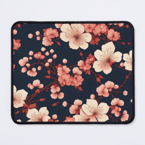 Item preview, Japanese Kimono Pattern, Cherry Blossoms Kimono Fabric designed and sold by patterncrow.
