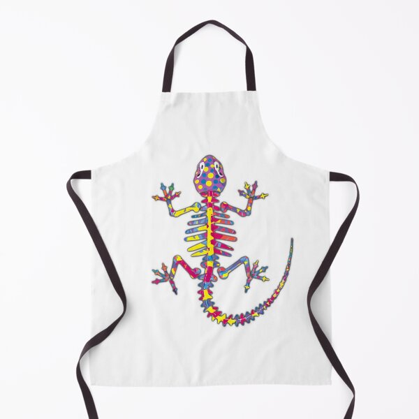 Item preview, Vibrant Pop Art Lizard Skeleton designed and sold by FatGiantCat.