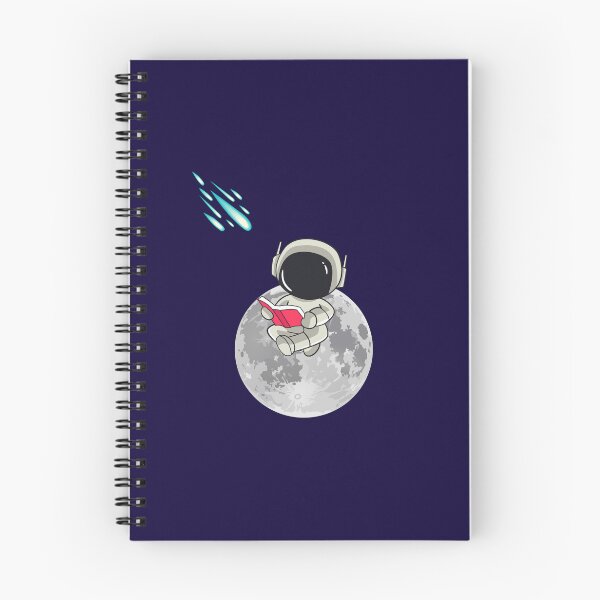 Item preview, "Reading on the Moon" Astronaut T-Shirt designed and sold by ChitraWoman.
