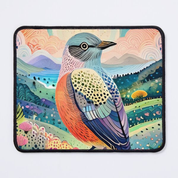 Item preview, Bird Watercolor Art Painting Print designed and sold by RigelArtifacts.