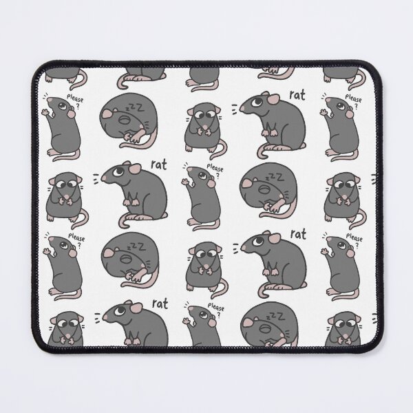 Item preview, Cute pet rats sticker set designed and sold by loulou-artifex.