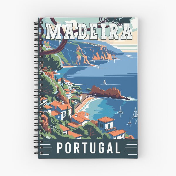 Item preview, Discover Madeira's Enchanting Beauty - Vintage Travel Art designed and sold by turtlestart.