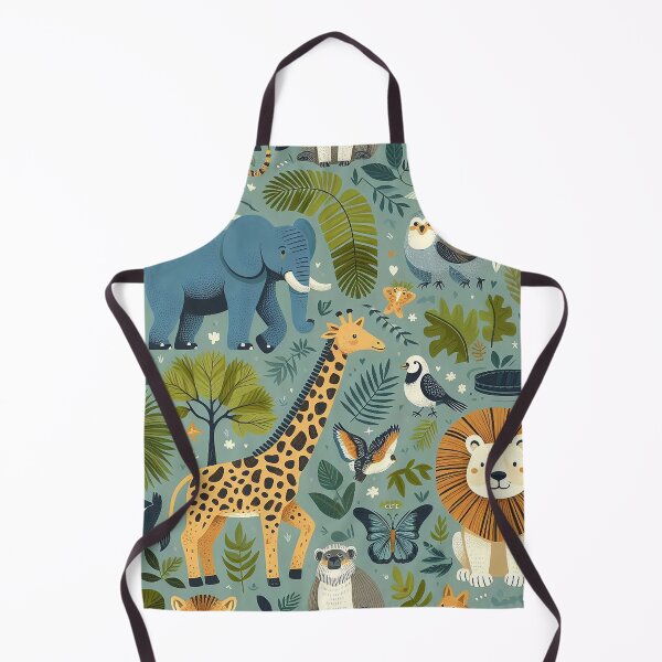 Item preview, Jungle animals pattern designed and sold by Silbays.