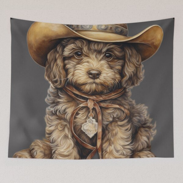 Item preview, Cowboy Dog designed and sold by whitecat23.