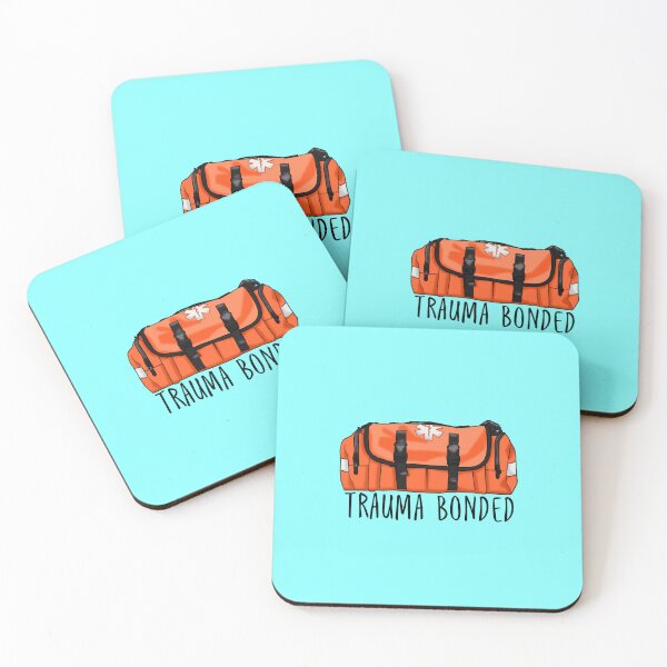 Item preview, Trauma bonded EMS/Lifeguard humor  designed and sold by bekslieart.