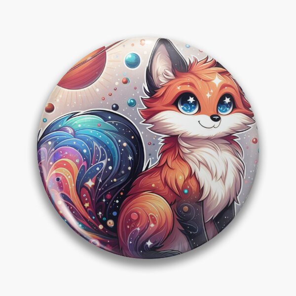 Item preview, Starry Eyed Galaxy Fox designed and sold by CrashRS.