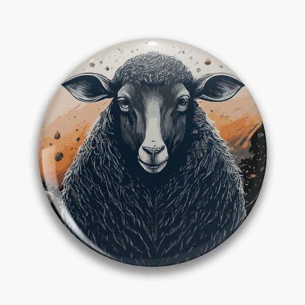 Item preview, Stylish Black Sheep Artwork designed and sold by klyngiant.