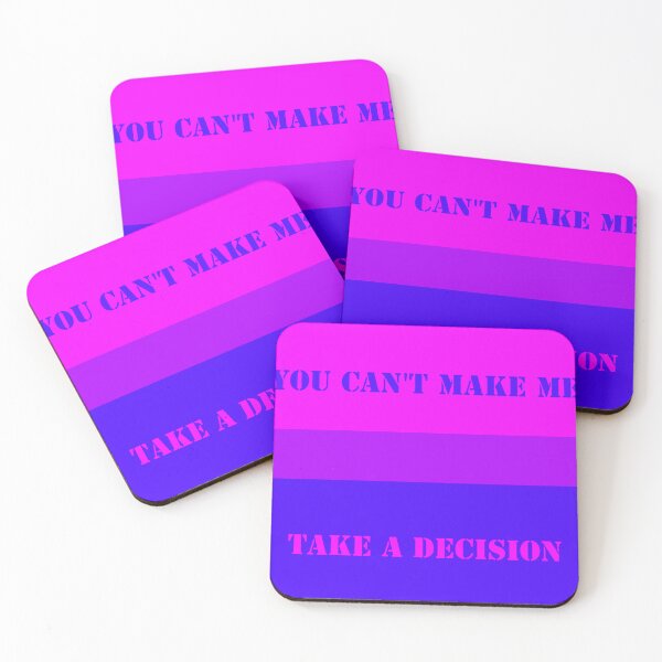 Item preview, you can't make me take a decision designed and sold by Natty Warkentin.