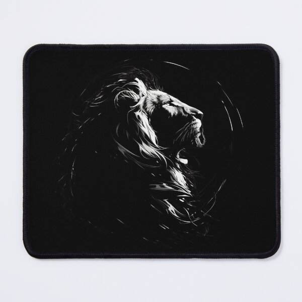Item preview, Silhouette black and white lion  designed and sold by SMARTKIT  DESIGNAGENCY.