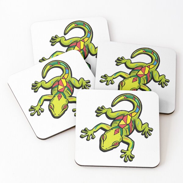 Item preview, Geometric Pop Art Lizard designed and sold by FatGiantCat.