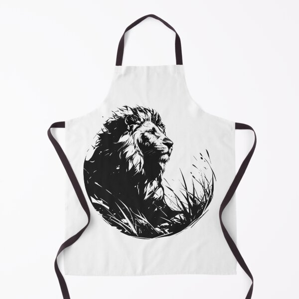 Item preview, Silhouette black and white lion  designed and sold by SMARTKIT  DESIGNAGENCY.