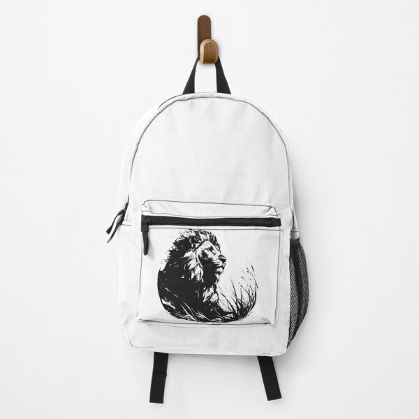 Item preview, Silhouette black and white lion designed and sold by SMARTKIT DESIGNAGENCY.