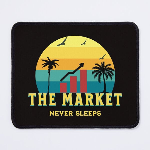 Item preview, The Stock Market Never Sleeps designed and sold by Redstreak12.