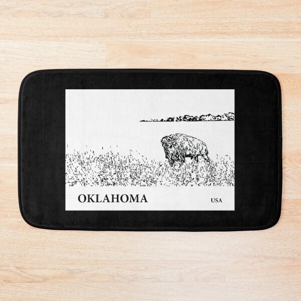 Artikelvorschau, Oklahoma USA entworfen und verkauft von Lakeric Cityscapes.