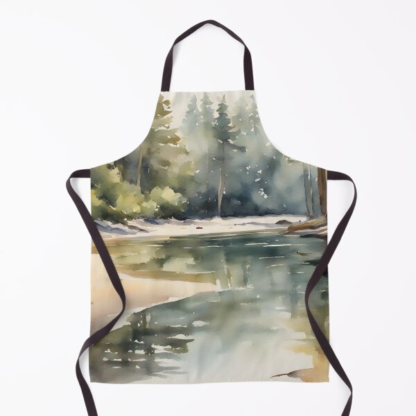 Item preview, Calm River Bed in Forest designed and sold by CalmnessbyChoice.