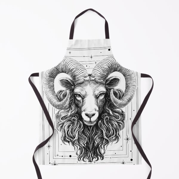 Item preview, Aries zodiac sign symbol with stars astrology designed and sold by Szkicerka.