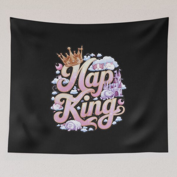 Artikelvorschau, "Nap King" Süßes, lustiges, sarkastisches T-Shirt für Mädchen entworfen und verkauft von Witty Shirts.
