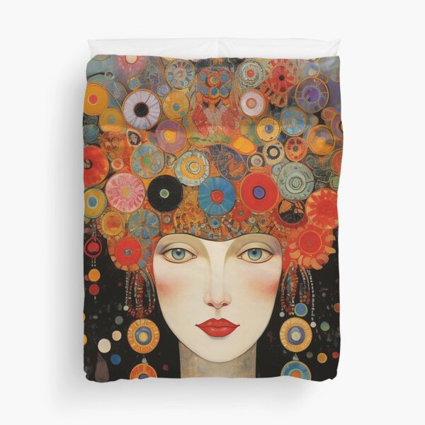 Item preview, Eclectic Woman Portrait designed and sold by whitecat23.