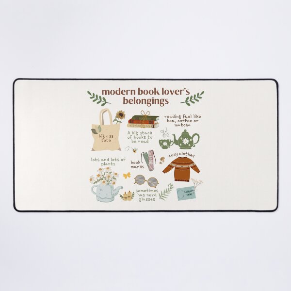 Item preview, Modern book lover’s belongings designed and sold by Neadoodles.