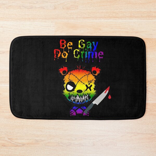 Item preview, Be Gay Do Crime, Bear Rainbow Pride Flag Colors, Pride Design  designed and sold by Travelslightly.