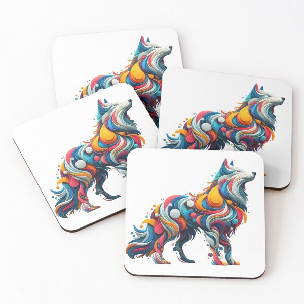 Item preview, Wolf digital art designed and sold by Silbays.