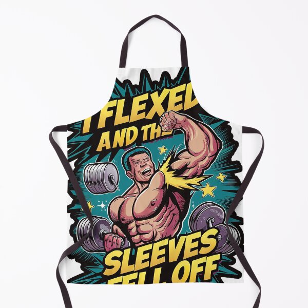Item preview, ''i Flexed And The Sleeves Fell Off'' Funny Sarcastic Humor Gym Lover T-Shirt designed and sold by Witty Shirts.