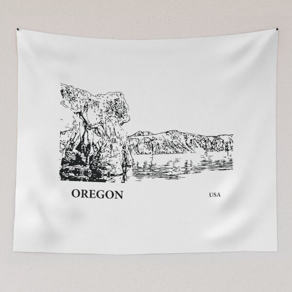 Artikelvorschau, Oregon USA entworfen und verkauft von Lakeric Cityscapes.